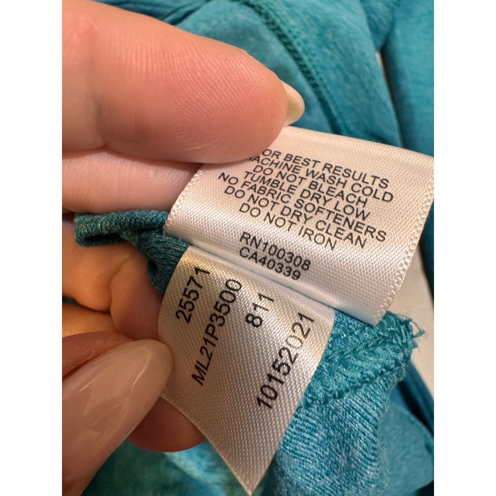 Masters Augusta Magnolia Lane Tech Full Zip Jacket Teal Womens S - Picture 5 of 6